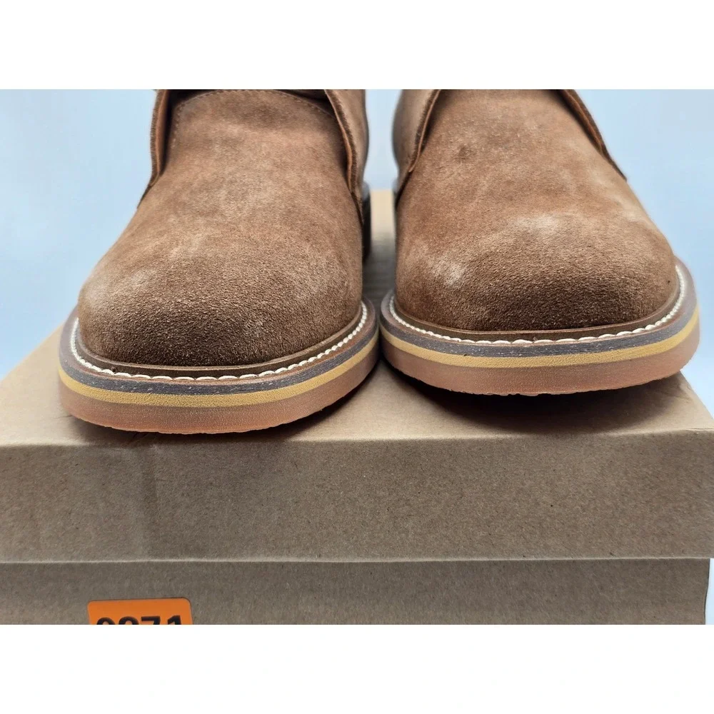 Steve Madden Palta Chukka Boots Mens 7 Tan Suede PALT01M1 -New